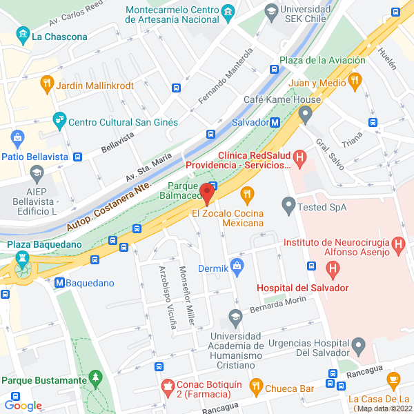 Map of Mariajosé Campos Kinesióloga