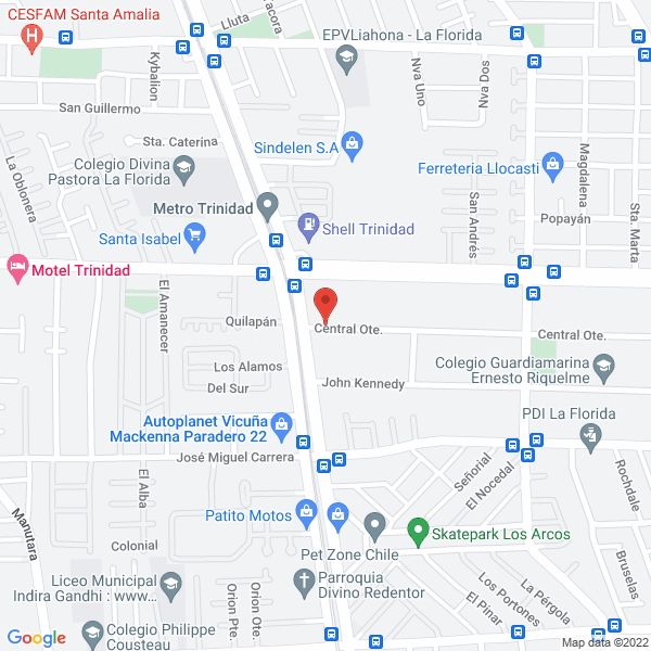 Map of Mantenciones Equipos de Bombeo