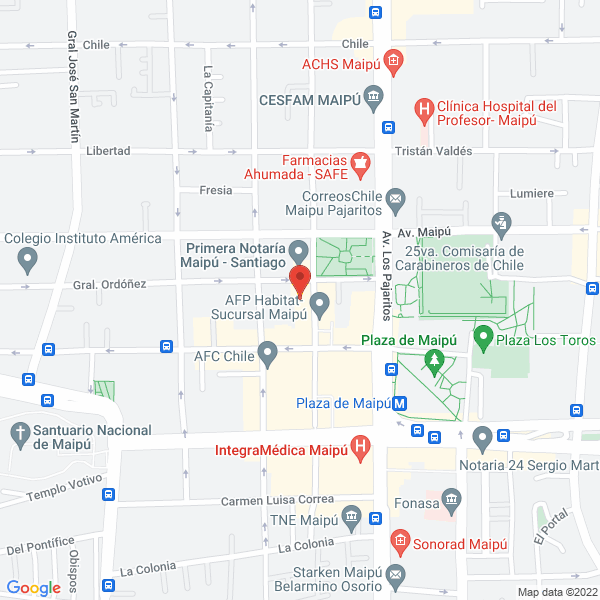 Map of Monumento Propiedades