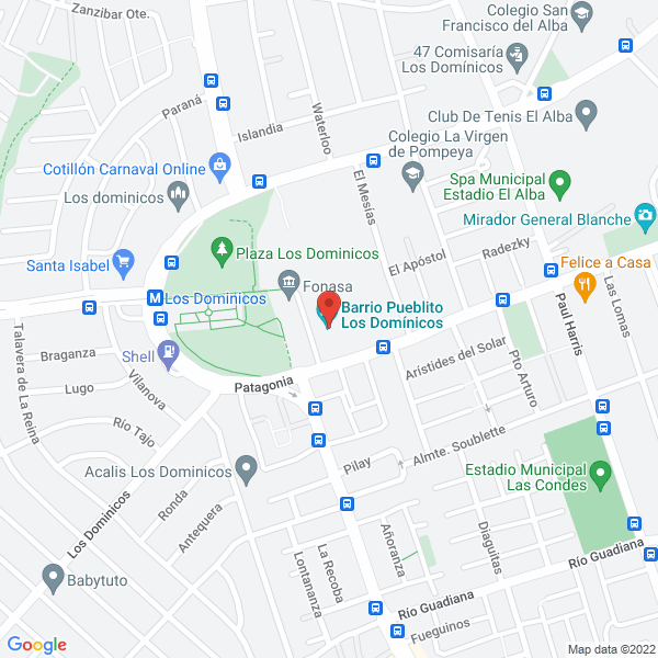 Map of Mauricio Allel