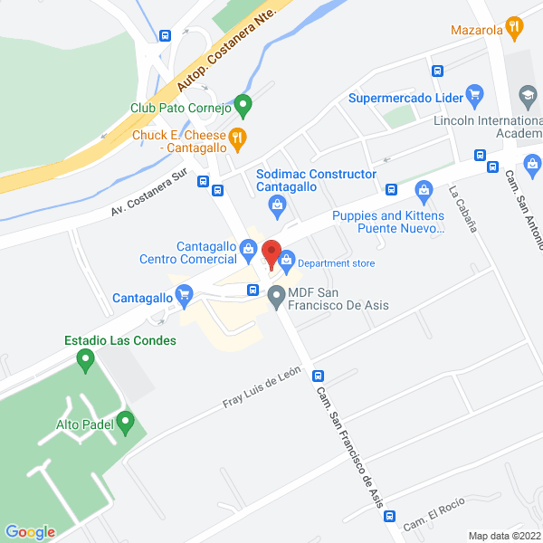 Map of Manuel Jose Ureta Y Asociados Limitada