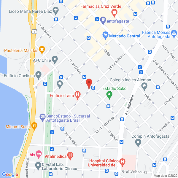 Map of Médicos y Ambulancias Urgencias Rest 911