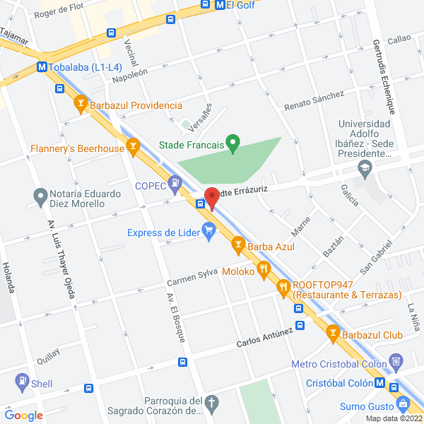 Map of Mondo Lounge