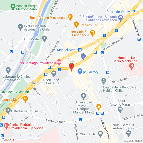 Map of Marcos Puelma Fuentealba
