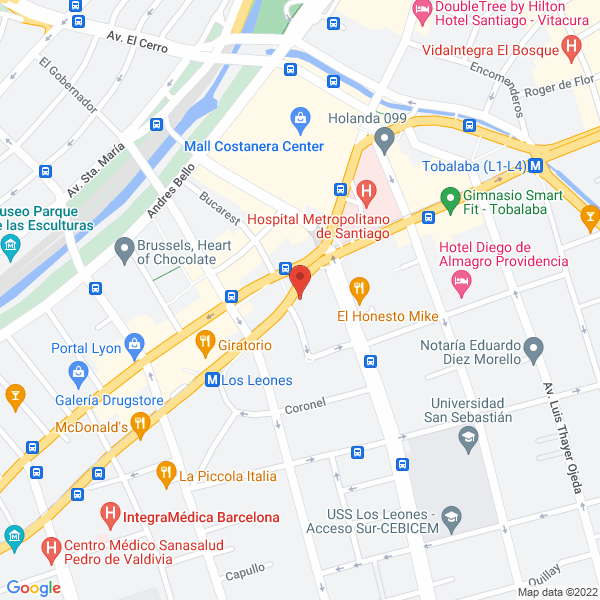 Map of Netgociando Chile.Sa