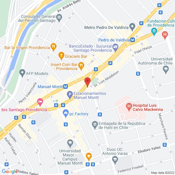 Map of Nydia Andrea Arce Olguin
