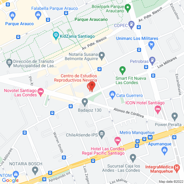 Map of Novo Skin