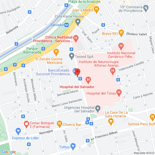 Map of Ortopedia Salvador - Todo para el Enfermo