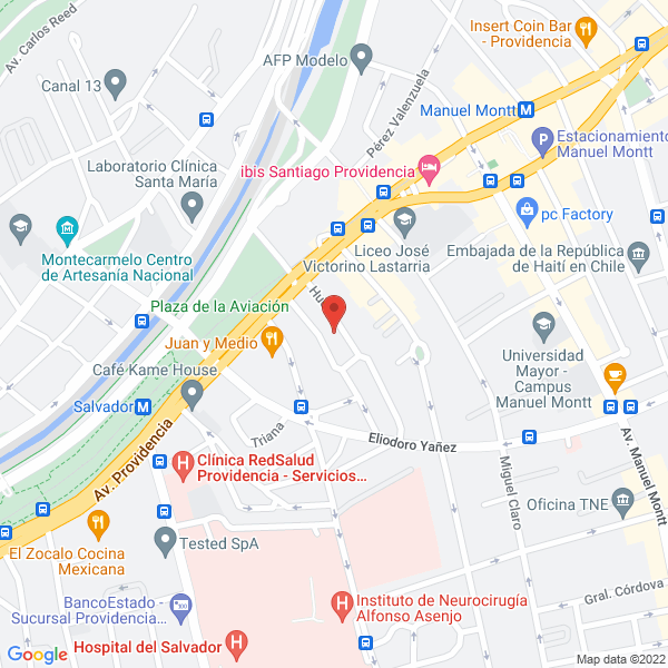 Map of Ondac Ltda.