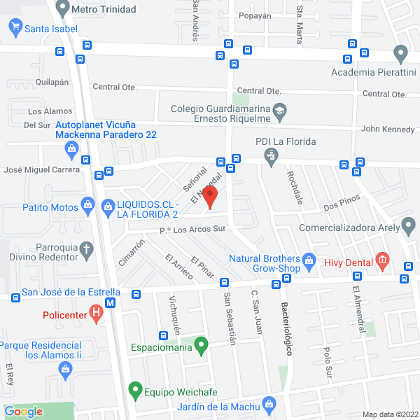 Map of Oliva Telecomunicaciones Ltda.