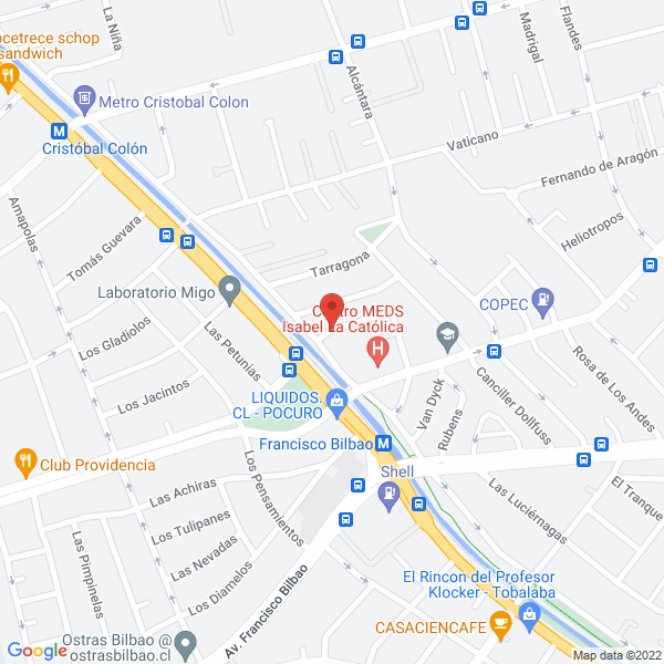 Map of Olivos Aragón, Patricio