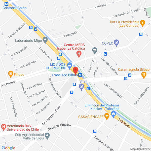 Map of Ostras Los Ciervos