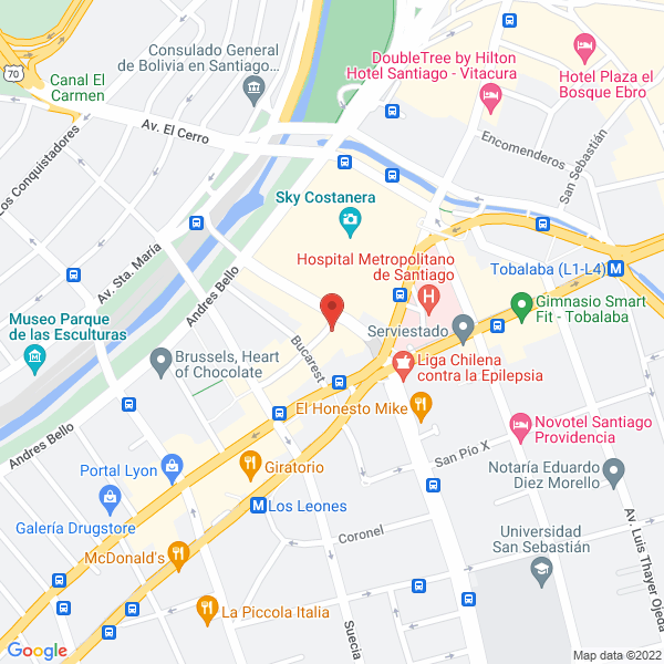 Map of Odontoestética Clínica Dental de Especialistas Limitada