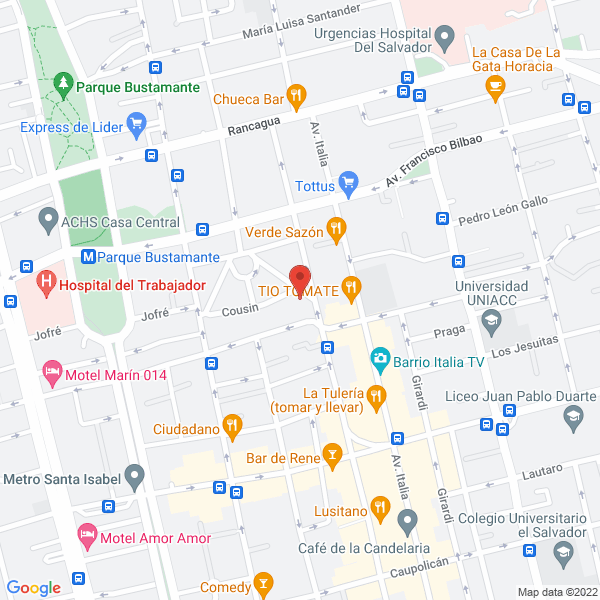 Map of Optivisión Pharma Médica