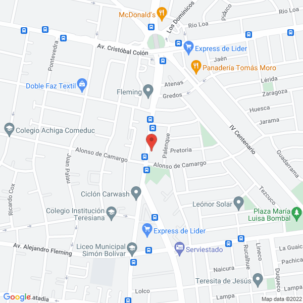 Map of Olguín Palma, Osvaldo Andrés