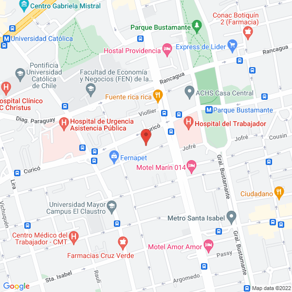 Map of Ordoñez Asociados Administracion de Edificios y Comunidades