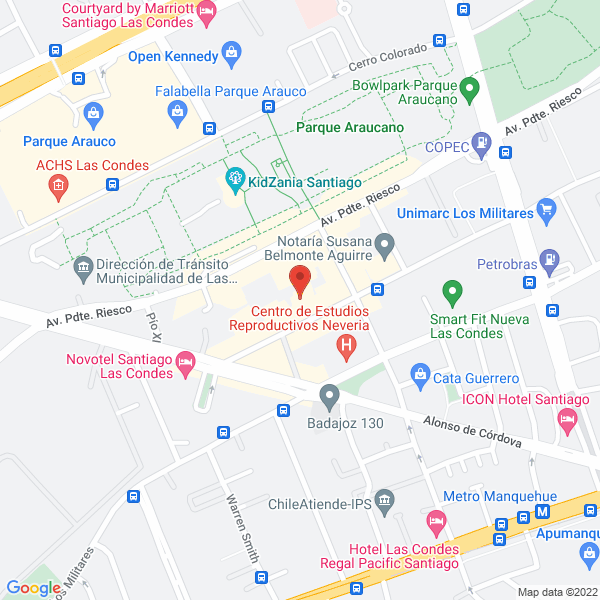 Map of Pfizer Chile S.A.