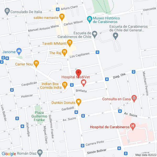 Map of Productora Musical Clio Ltda.