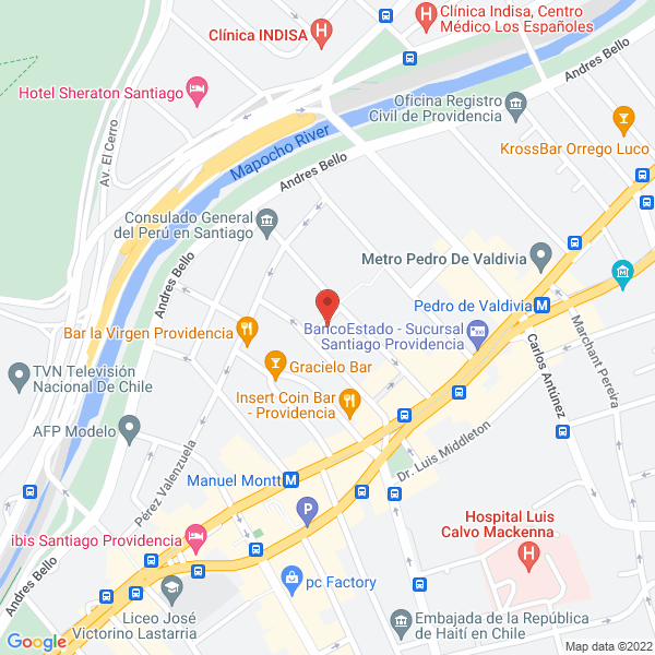 Map of Pesquera Palacios S.A.