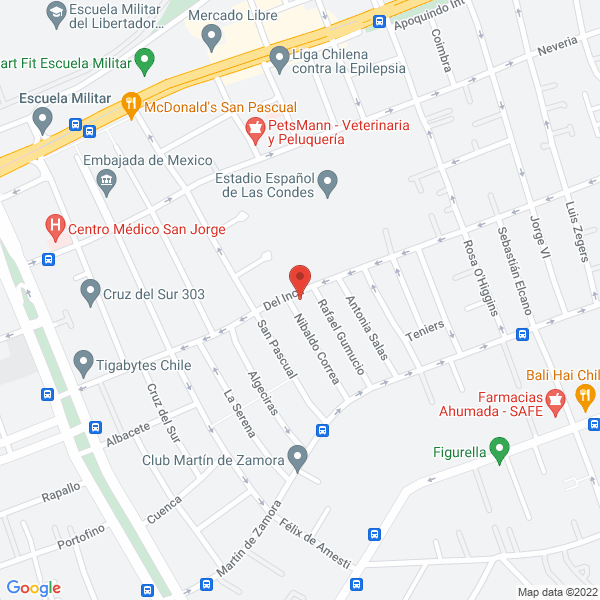 Map of Pastelería Manjares