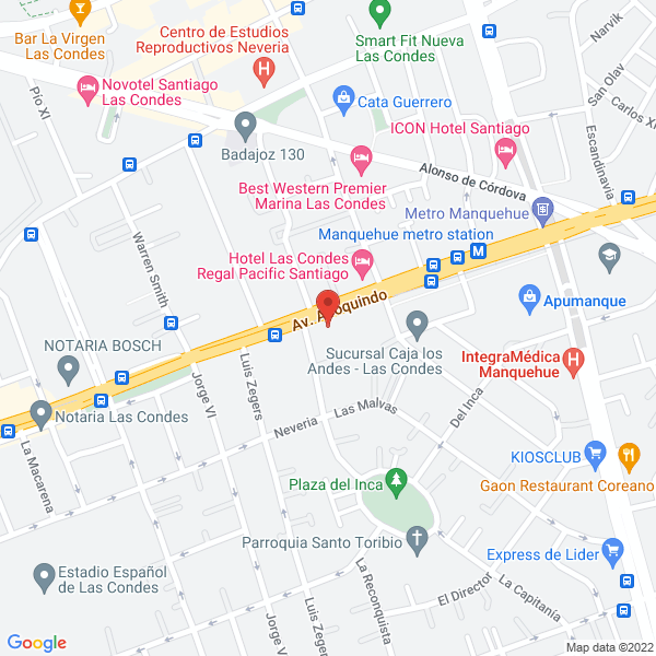 Map of Propiedades Pamela Charad