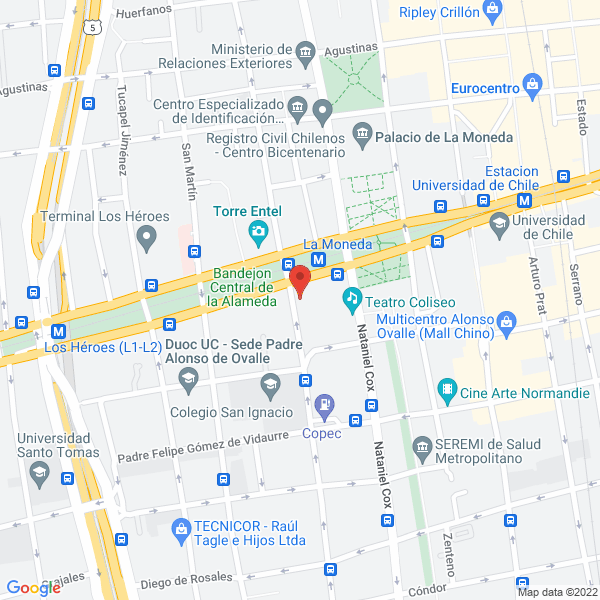Map of Propiedades Manuel Gatica Concha