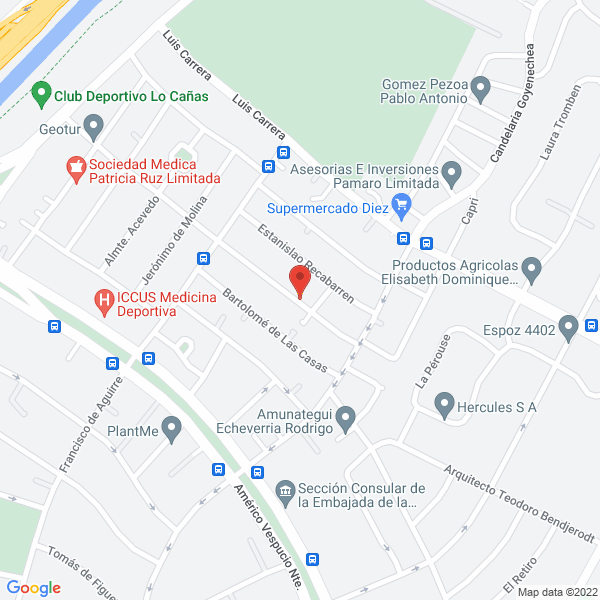 Map of Propiedades Ana María Mozo Valdivieso