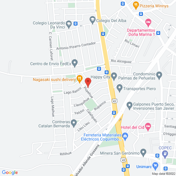 Map of Panadería y Pastelería Dorta