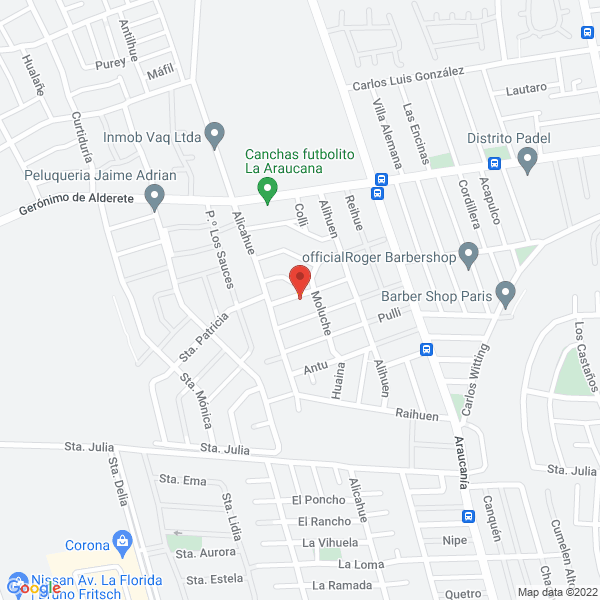 Map of Piscinas Froy