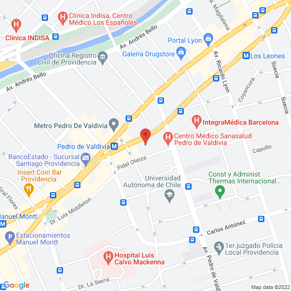 Map of Promociones y Promotoras Promedia