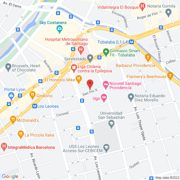 Map of Pleyade Chile S.A