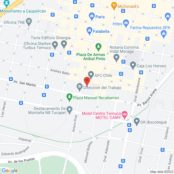 Map of Propiedades Terrasur