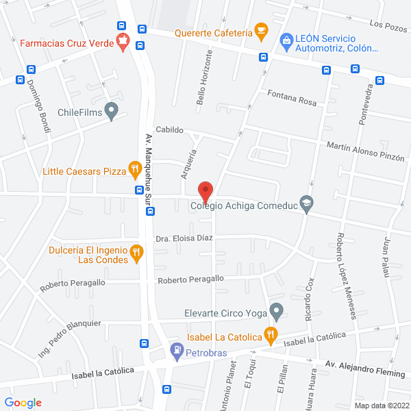 Map of Puerto Marino EIRL