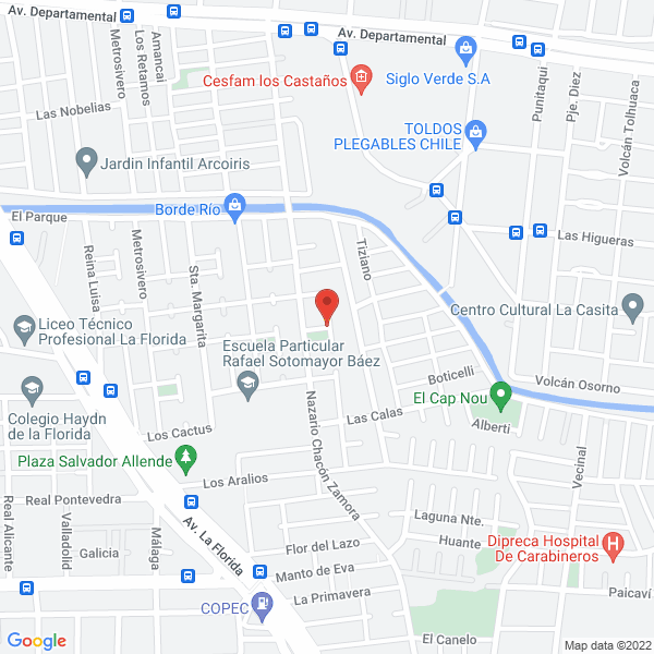 Map of Pinturas El Ángel