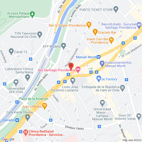 Map of Panaderia y Cafeteria Dulce Vida