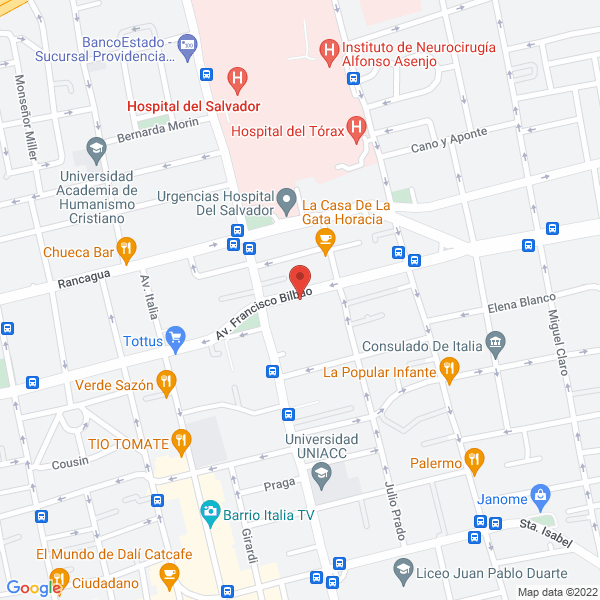 Map of Pamela Curaz Morgado Comercializadora E.I.R.L.