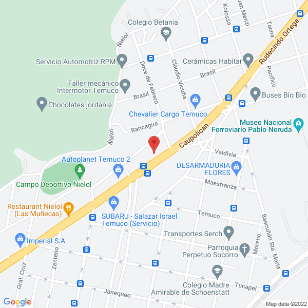 Map of Parabrisas Clasal