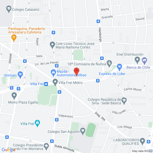 Map of Perruquería Montparnasse