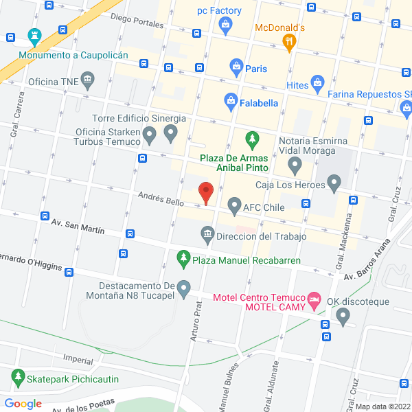 Map of Ponce Villarroel Andres E.
