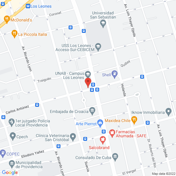 Map of Proquilab Ingeniería Ltda.