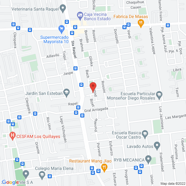 Map of Pablo Rivera Gajardo Enjuncados