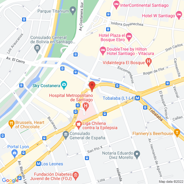 Map of Propiedades Raul Bizama y Ana Luisa Vistoso
