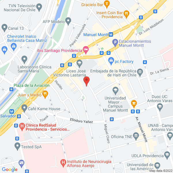 Map of PMB Chile