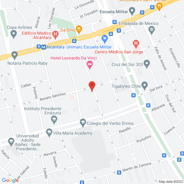 Map of P y G Larrain Propiedades