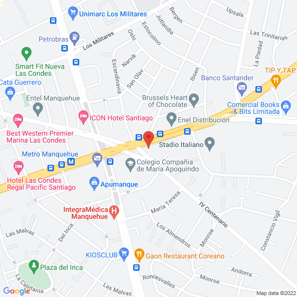 Map of Propiedades Lilian Alaluf