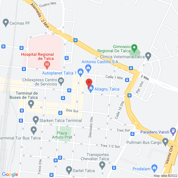Map of Productos Veterinarios Aliagro
