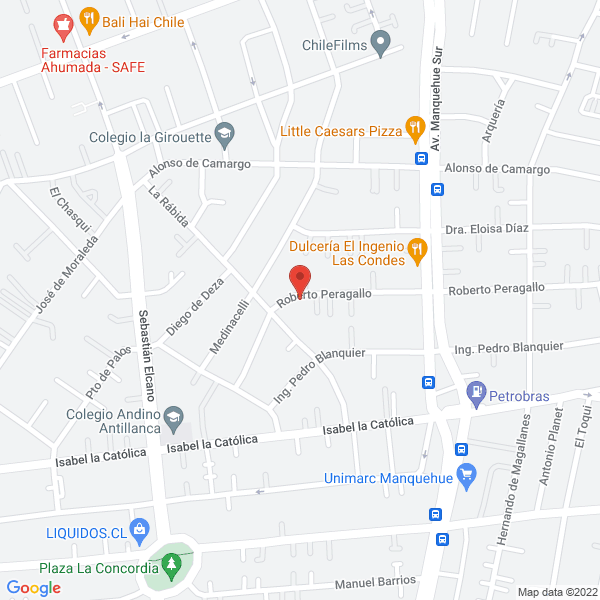 Map of Patricio Buguñá Ingenieria Limitada
