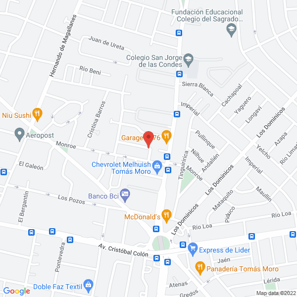 Map of Politrans Geoliner