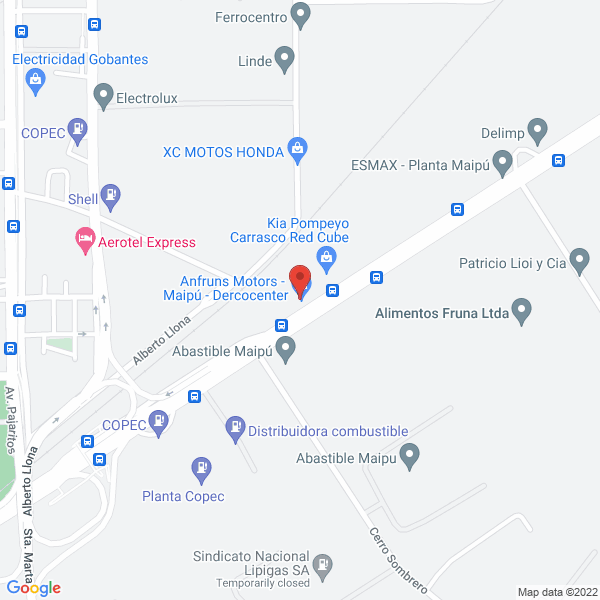 Map of Anfruns Motors