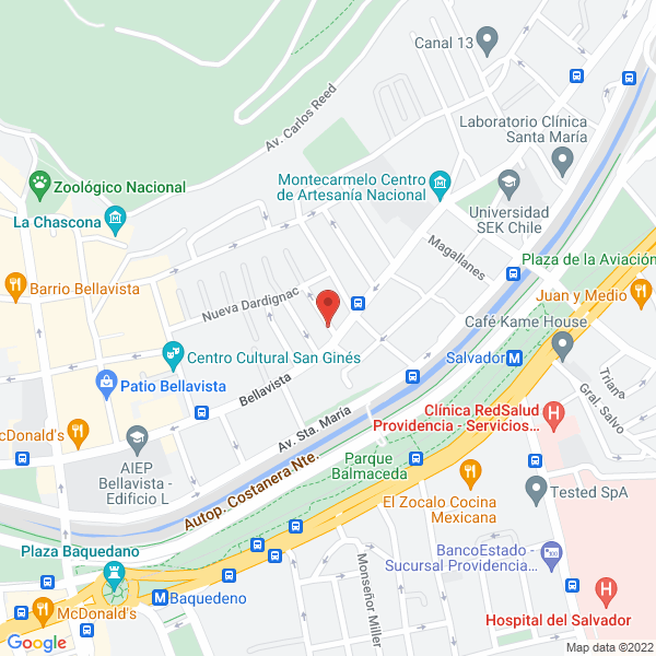 Map of Proyecto Mayor